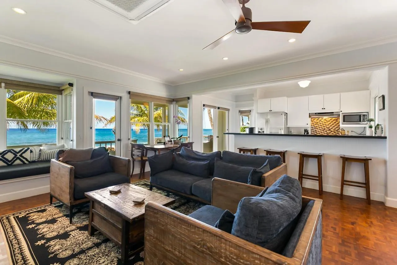 Classic 3Br Oceanfront Cottage - Alekona Kauai Koloa Holiday home