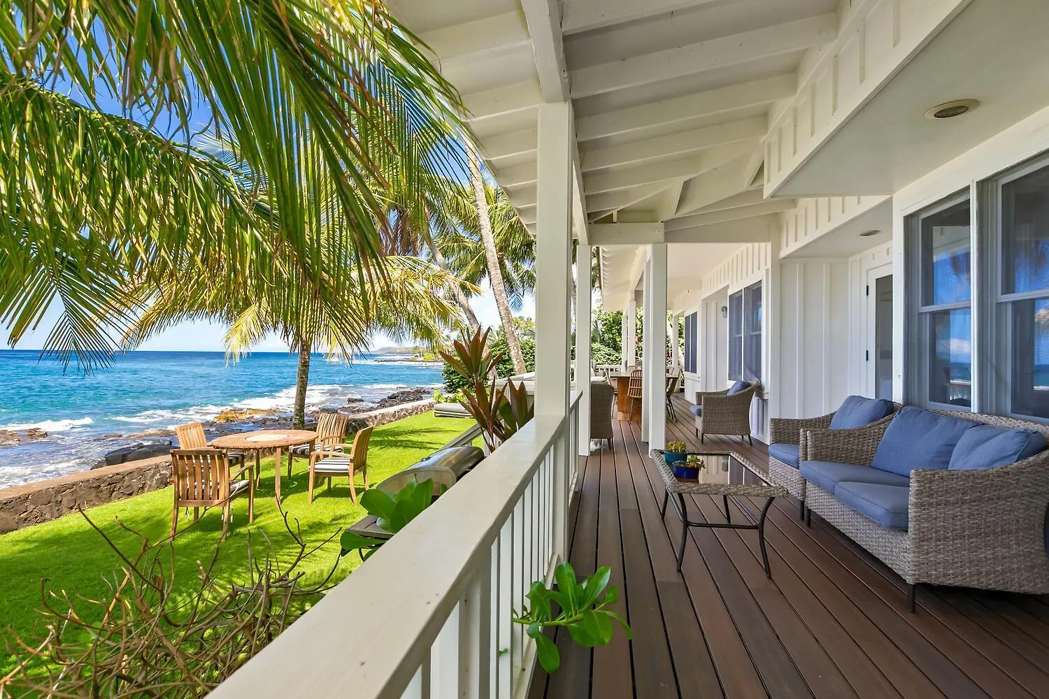 Classic 3Br Oceanfront Cottage - Alekona Kauai Koloa 0*,